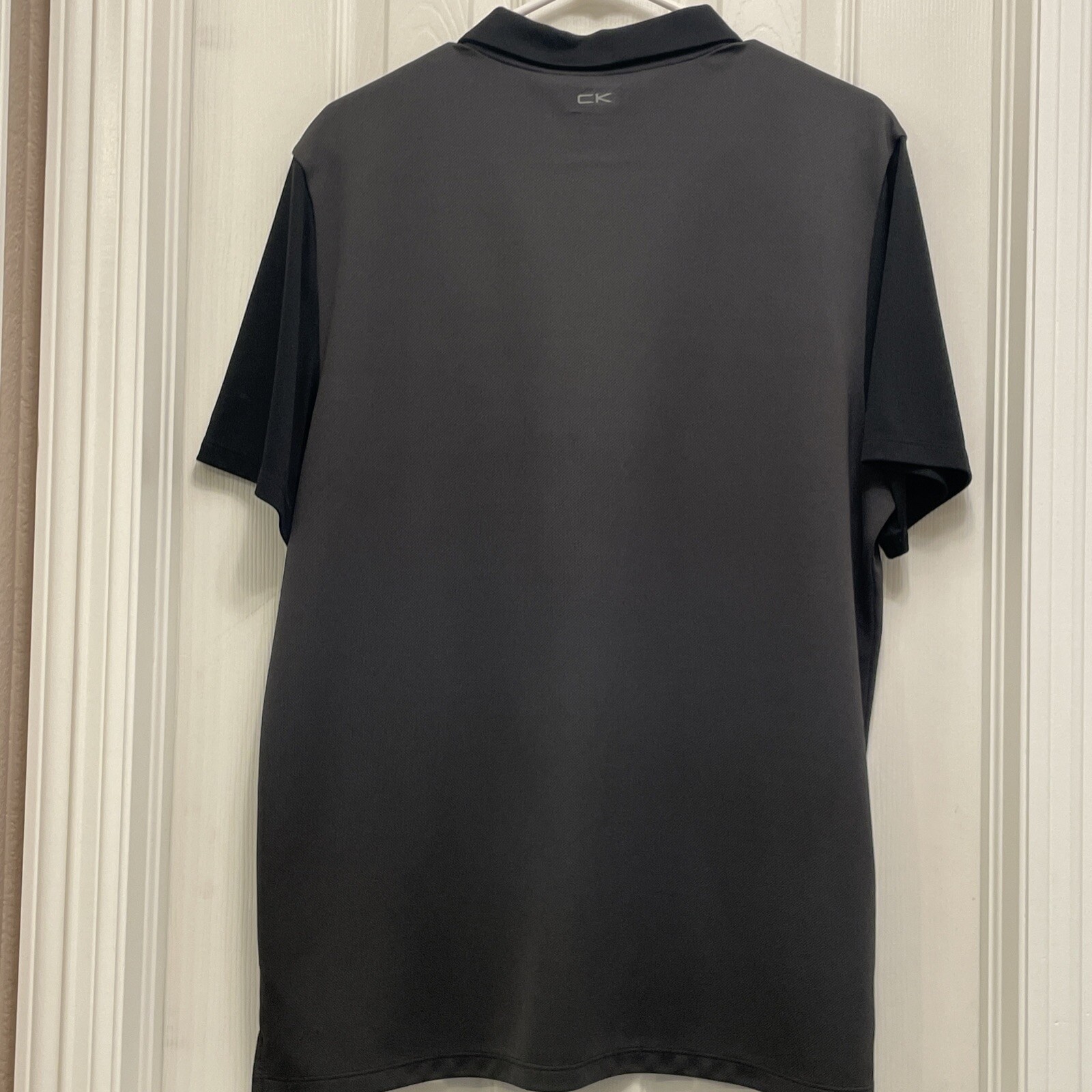 Calvin Klein Men's Solid Black Performance Polo L… - image 3