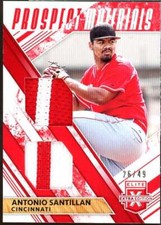 Antonio Santillan Rookie 2019 Elite Extra Edition Dual Prospect Material Red #3 