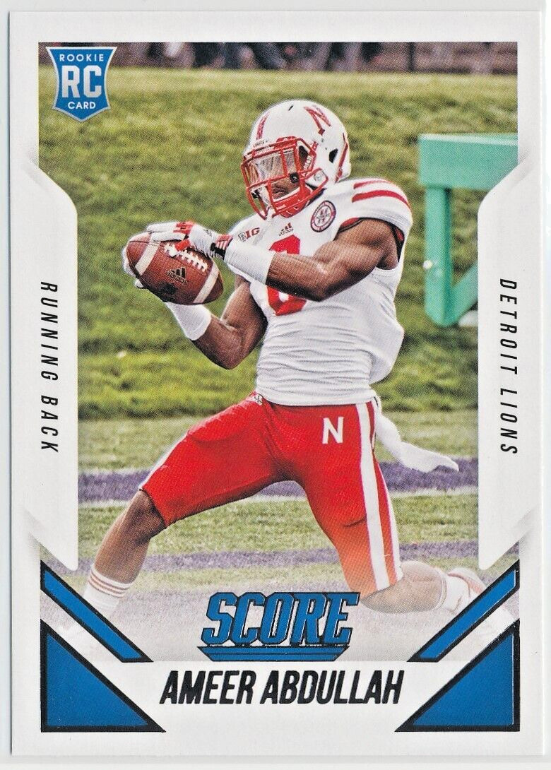 2015 Panini Score Football - Ameer Abdullah - Detroit Lions - RC - #385