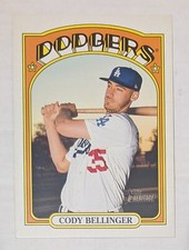 2021 Topps Heritage Cody Bellinger 1972 Oversized Box Loader #ob-cb Dodgers 