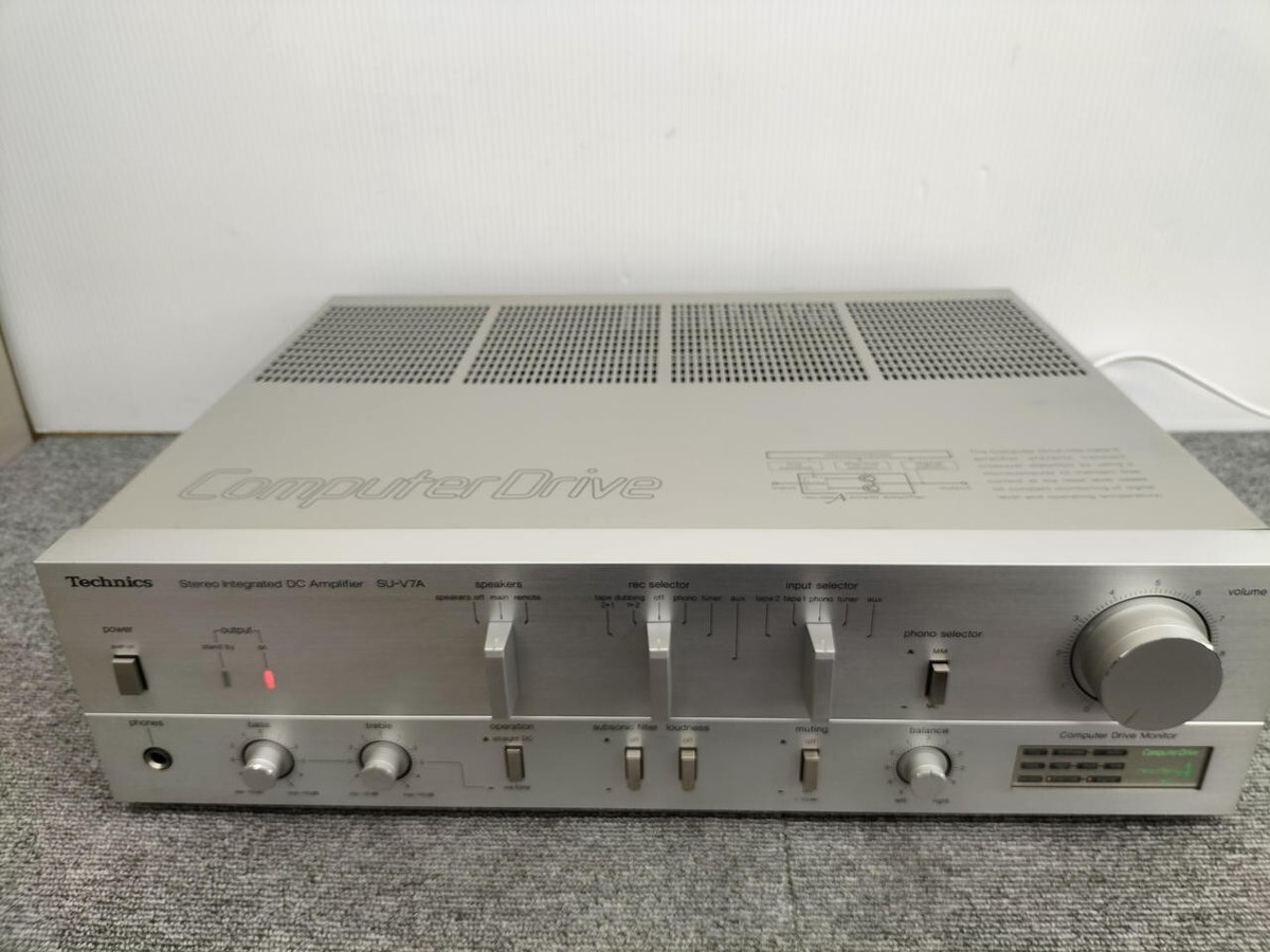 Technics SU-V7A ステレオアンプ Technics SU-V 7A Stereo Integrated Amplifier AC100V 50Hz