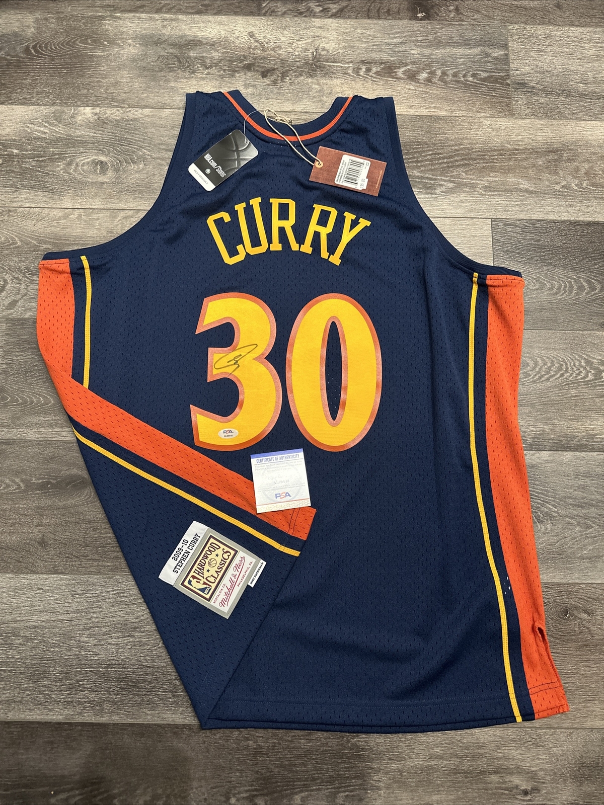 Stephen Curry Autographed Signed Golden State Warriors Authentic Jersey! Psa 
