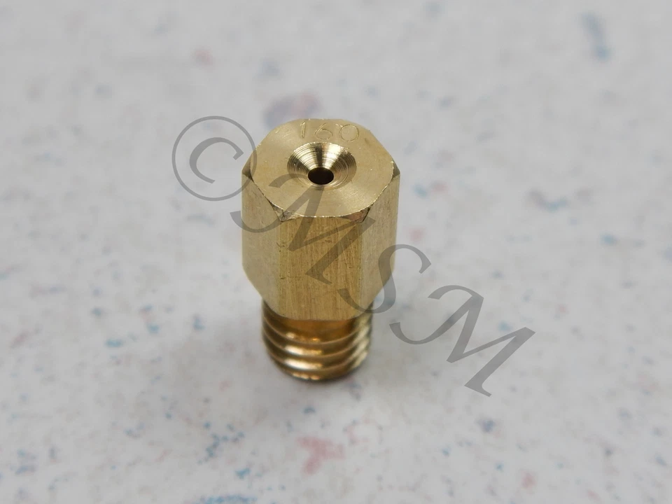 YAMAHA NEW K&L MIKUNI CARB CARBURETOR 4/042 LARGE HEX MAIN JET #160 18-4421 - Image 3 of 4