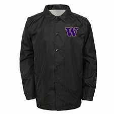 NCAA by Outerstuff NCAA Washington Huskies Youth Boys "Bravo" Coaches Jacket,...