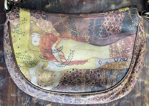 Gustav Klimt The Hydra Leather Handbag & Wallet w/Dustbag by Icon Los Angeles - Picture 15 of 19