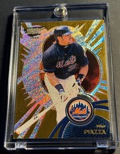 1999 MIKE PIAZZA #91 PACIFIC REVOLUTION PREMIERE DATE GOLD FOIL  20/49 METS HOF