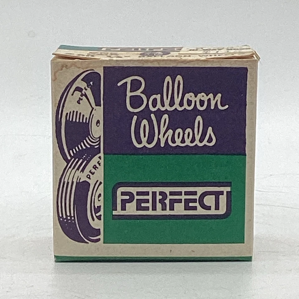 (2) NOS Perfect Parts Co. 1 Pair Of 1/2" Balloon Wheels #60 RC Airplanes Parts - Image 2 of 4