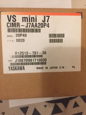 YASKAWA CIMR-J7AA20P4 Inverter Drive It was kept in the factory as a spare part.