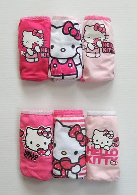 MARKENLOS HELLO KITTY SLIP UNTERHOSE 3ER SET 86 92 98 104 110 116 128