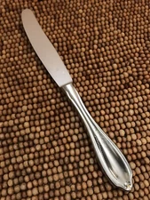 WMF Cromargan Germany ENGLISH ROSE BEADED ROSE Stainless HOLLOW DINNER KNIFE 9"