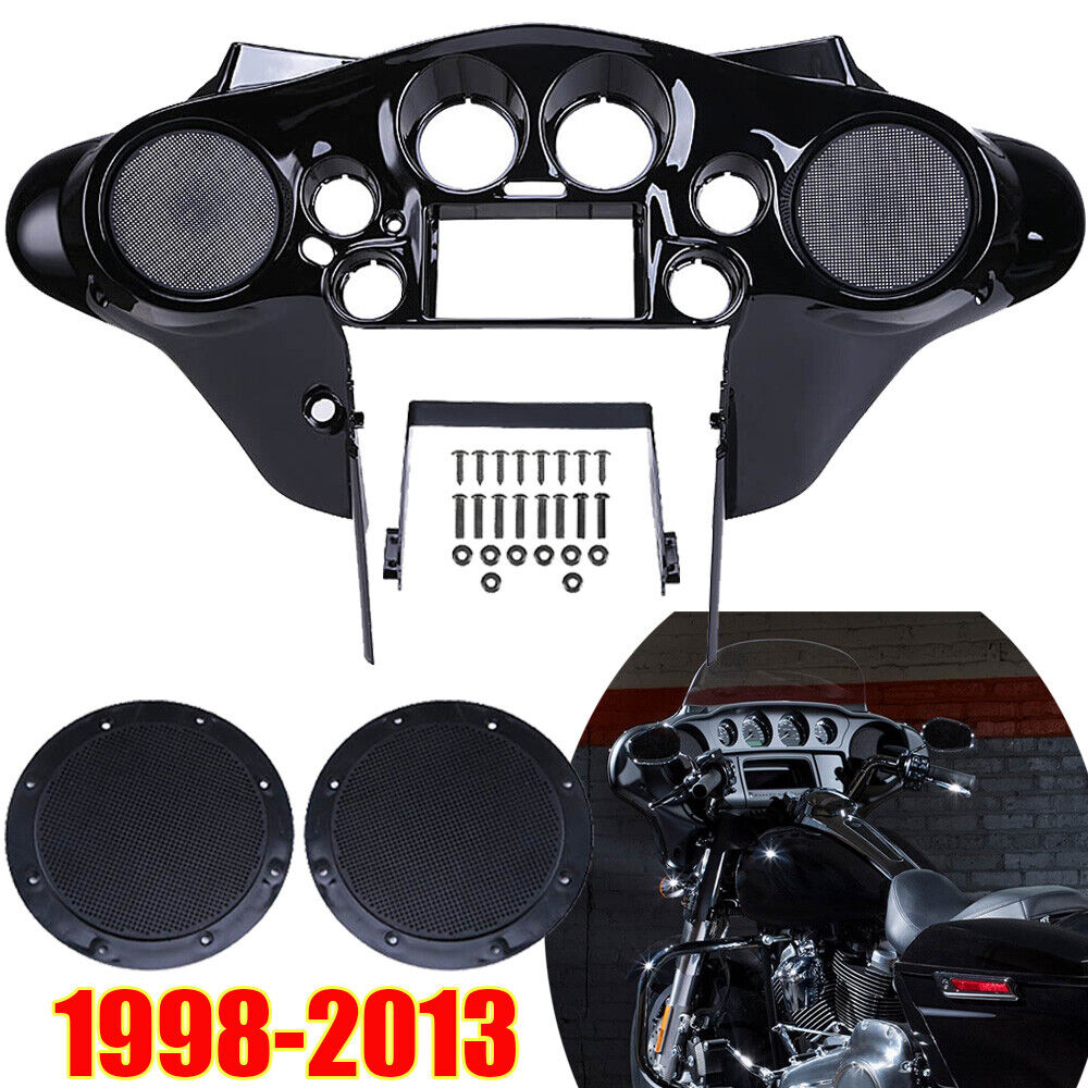 Double DIN Inner Fairing for Harley Touring Street / Electra Glide  1996-2013 12