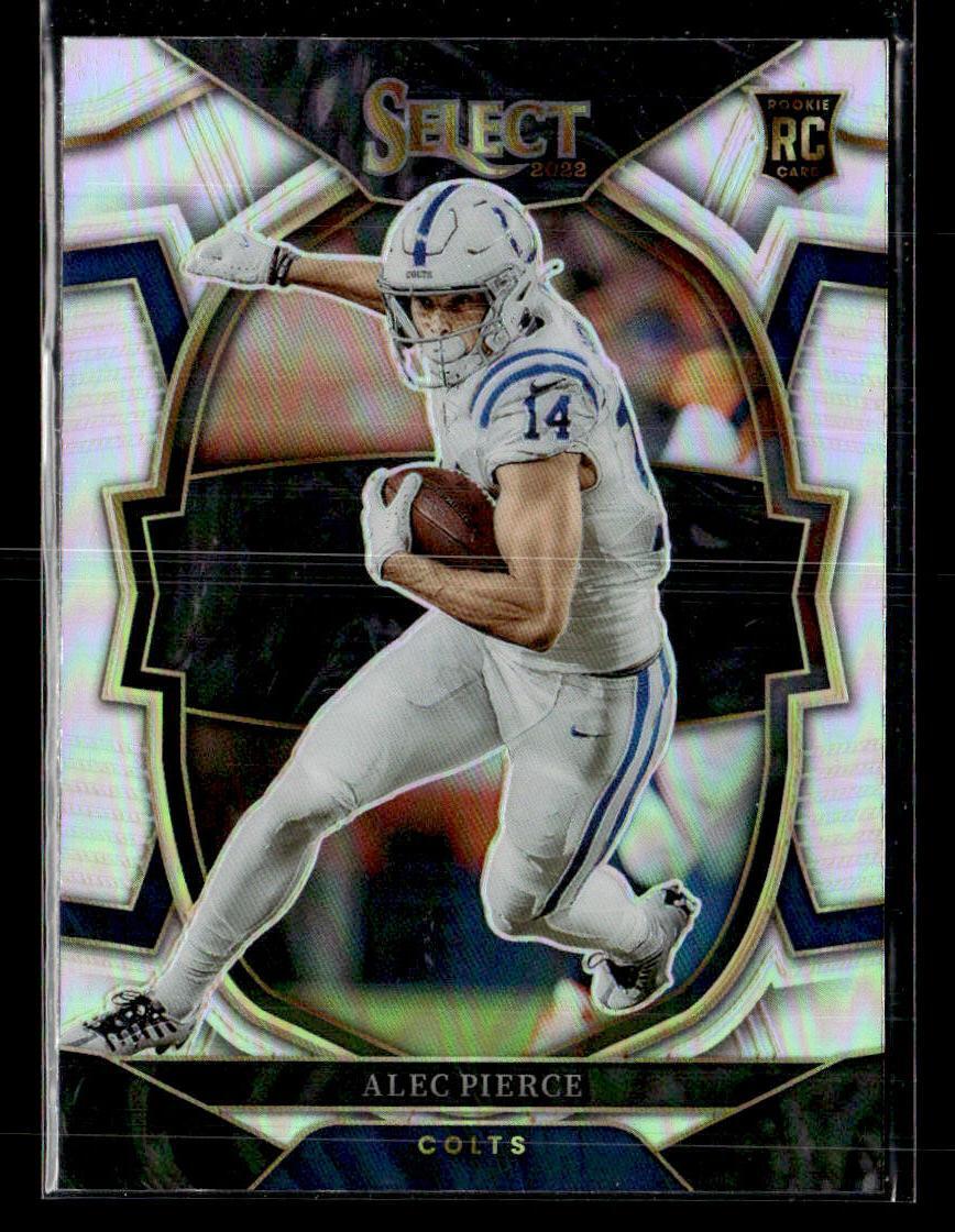 2022 Panini Select #45 Alec Pierce Silver Prizm Rookie Card Indianapolis Colts