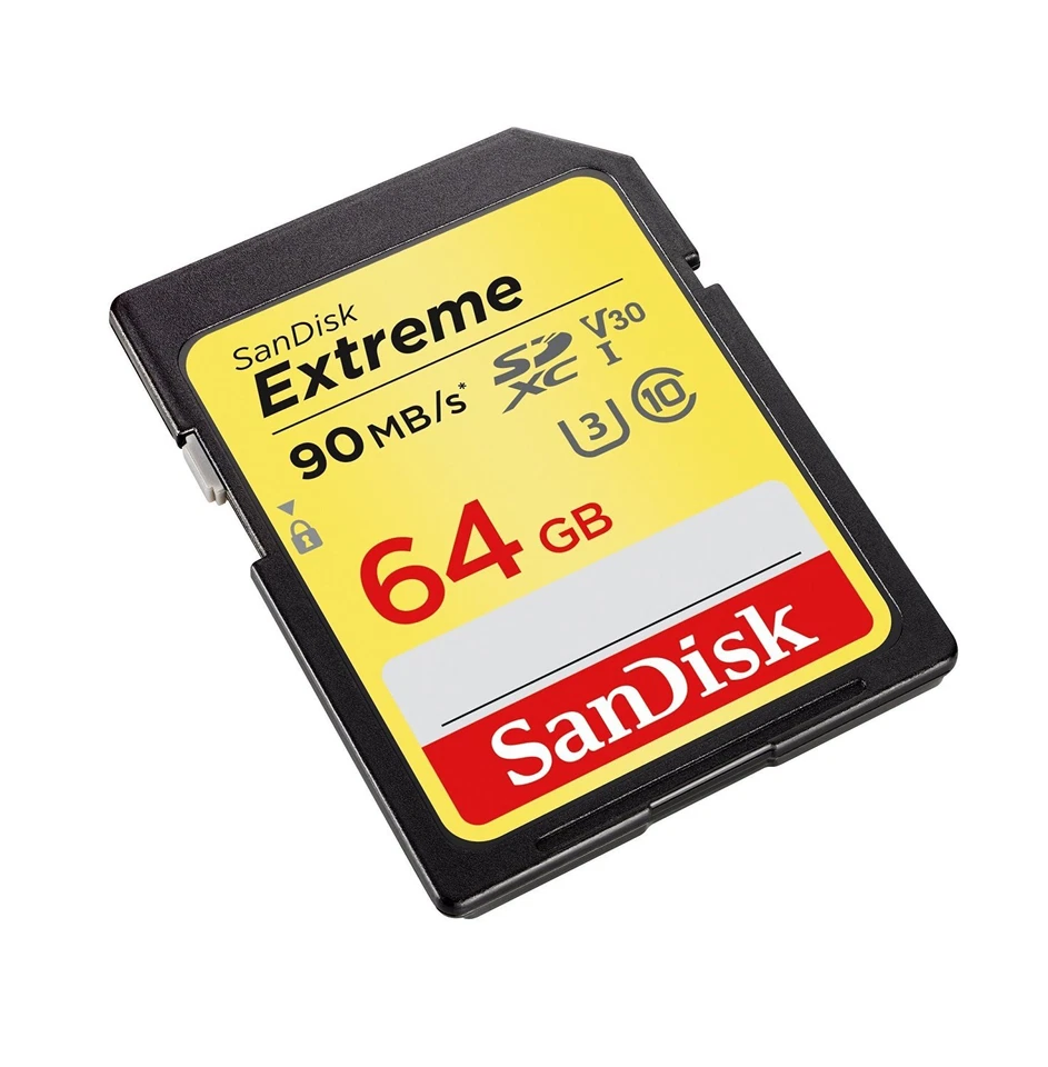SanDisk 64GB Extreme SDHC 90MB/S Class 10 V30 UHS-I U3 4K Camera Flash Card NEW - Image 3 of 3