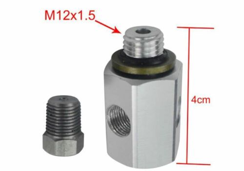 BMW E30 E36 - M12x1.5 Adapter für Öldruckgeber Öldruckschalter usw. 1/8" NPT - Bild 5 von 6