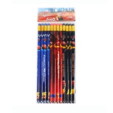 New Disney Pixar Cars Lightning McQueen School Supplies 12pcs Set Pencils