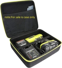 Hard Case for Ryobi Glue Gun P305 Water Resistant Anti Shock Mesh Pocket