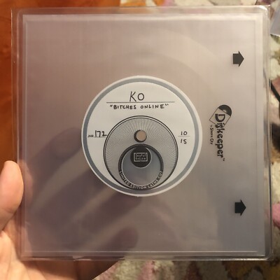 Ko Newborn ~ Bitches Online ~ Lathe-cut 7  Single RARE~ Joyful Noise Recordings