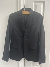 H M Boys blazer jacket in Navy Black 13/14