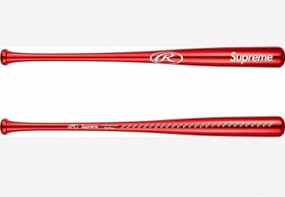バット Supreme - Supreme Rawlings Chrome Maple wood bat Supreme Rawlings Chrome Maple Wood Baseball Bat (SS21) - $248