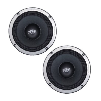 2) SHCA MR64 6.5'' Midrange LoudspeakerS 2'' VC 4 ohm 600 Watts (Pair)