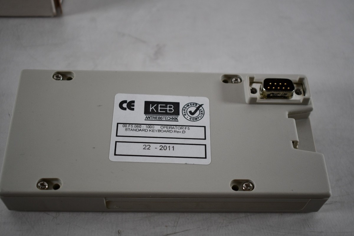 Pannello Operatore KEB COMBIVERT F5, DIN66019, Tastiera, Usato Ma In Ottime Condizioni
