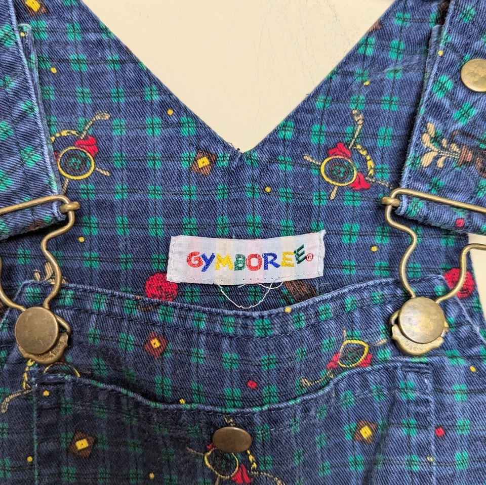 Mono deportivo de golf Gymboree vintage años 90 estampado arco iris etiqueta 6-12 meses Foto 4 de 4