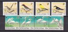 SINGAPORE 2 X SETS BIRD  COMMEMORATIVES MNH