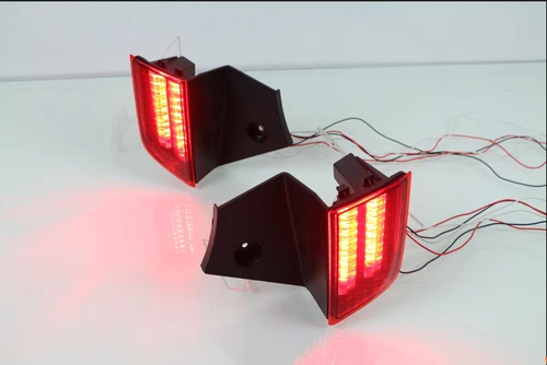 Luz de freno trasera LED roja para parachoques para Mitsubishi Pajero Sport 2015 2016 - Imagen 3 de 8