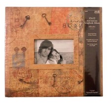 Paper Studio Vintage Keys Scrapbook Photo Album 12x12 Sheet Protectors