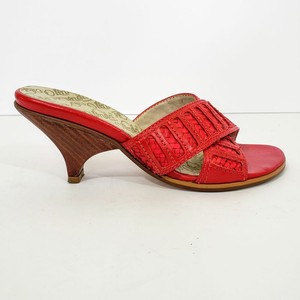 red sandals size 5