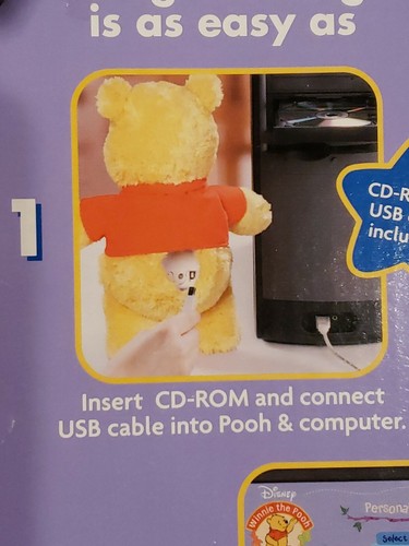 Oso de peluche interactivo Fisher Price Disney Winnie Pooh Know Your Name RARO NUEVO EN CAJA - Imagen 9 de 12