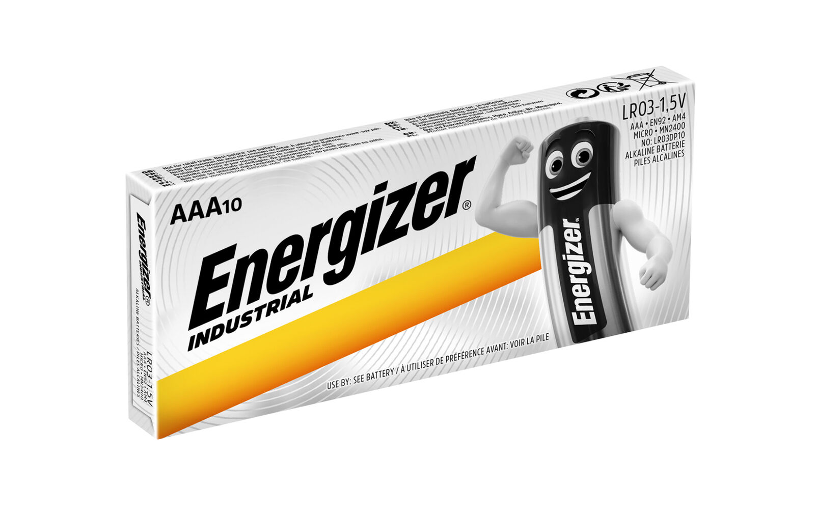 Thumbnail - 10x Energizer Industrial Alkaline Batterie Aaa-micro En92 Lr03 Mn2400