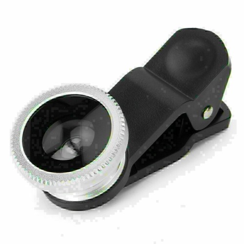 Universal 3In1 Clip-on Camera Lens FishEye Wide Angle Macro For Mobile Phone - Photo 19 sur 19