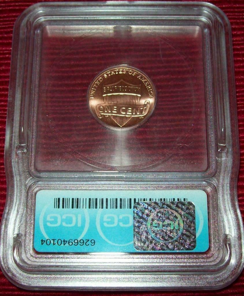 2019 P LINCOLN CENT MINT ERROR CERTIFIED ICG MS66RD FLOATING