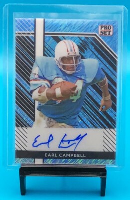 2024 Leaf Pro Set EARL CAMPBELL Autograph (Signature) #10/10 !!!