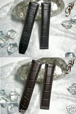 Genuine Leather Band Strap bracelet FITS Maurice Lacroix Black Brown 20mm x18mm