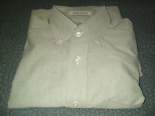 L.L.Bean wrinkle resistant casual twill button down shirt men's size 15/34