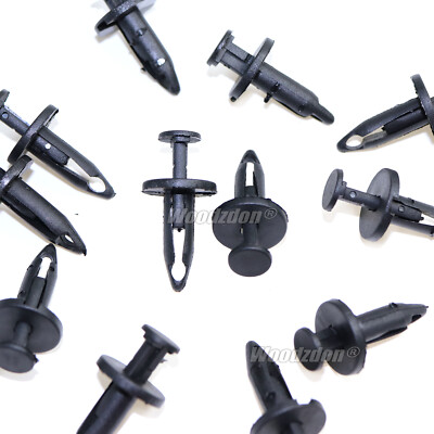 100pcs Fender Bumper Hood Push-Type Retainer Nylon Clip Fastener For Chrysler GM