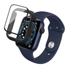 AMZER TPU Protective Case With 9H Tempered Glass for Apple Watch Series 8 41mm