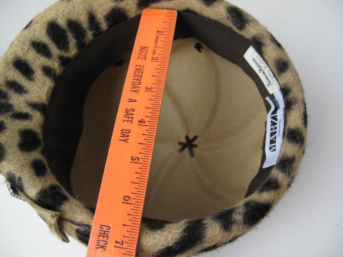 Marzi Firenze Handmade Hat Made in Italy Hand made rabbit 
