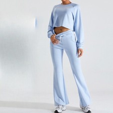 Limited Sweatshirt Sweatpants Casual Athletic Suit Women Yoga Pants Exercise Top