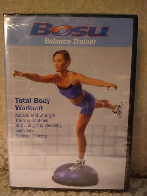 Bosu Balance Trainer Total Body Workout DVD 2006 Aerobic, Balance, Strength,...