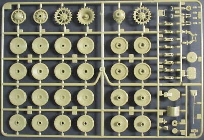 Tamiya 1/35th Scale Tiger I Initial Afrika - Parts Tree B from Kit No. 35227