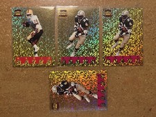 New Orleans Saints Team Lot-1994 PACIFIC GOLD PRISMS-4 Cards /$19 VALUE
