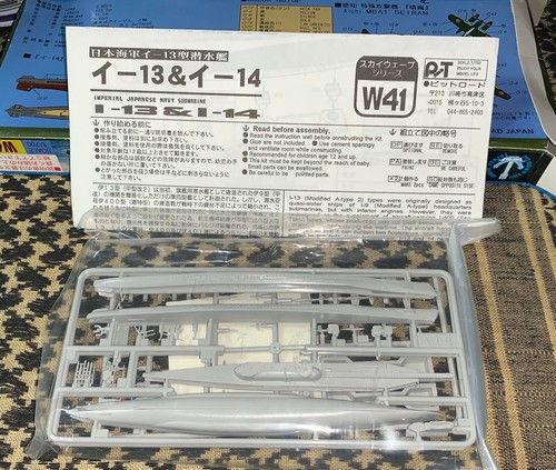 IJN Submarine I-13 & I-14 JAPANESE NAVY Pit Road 1/700 Skywave - Picture 2 of 3