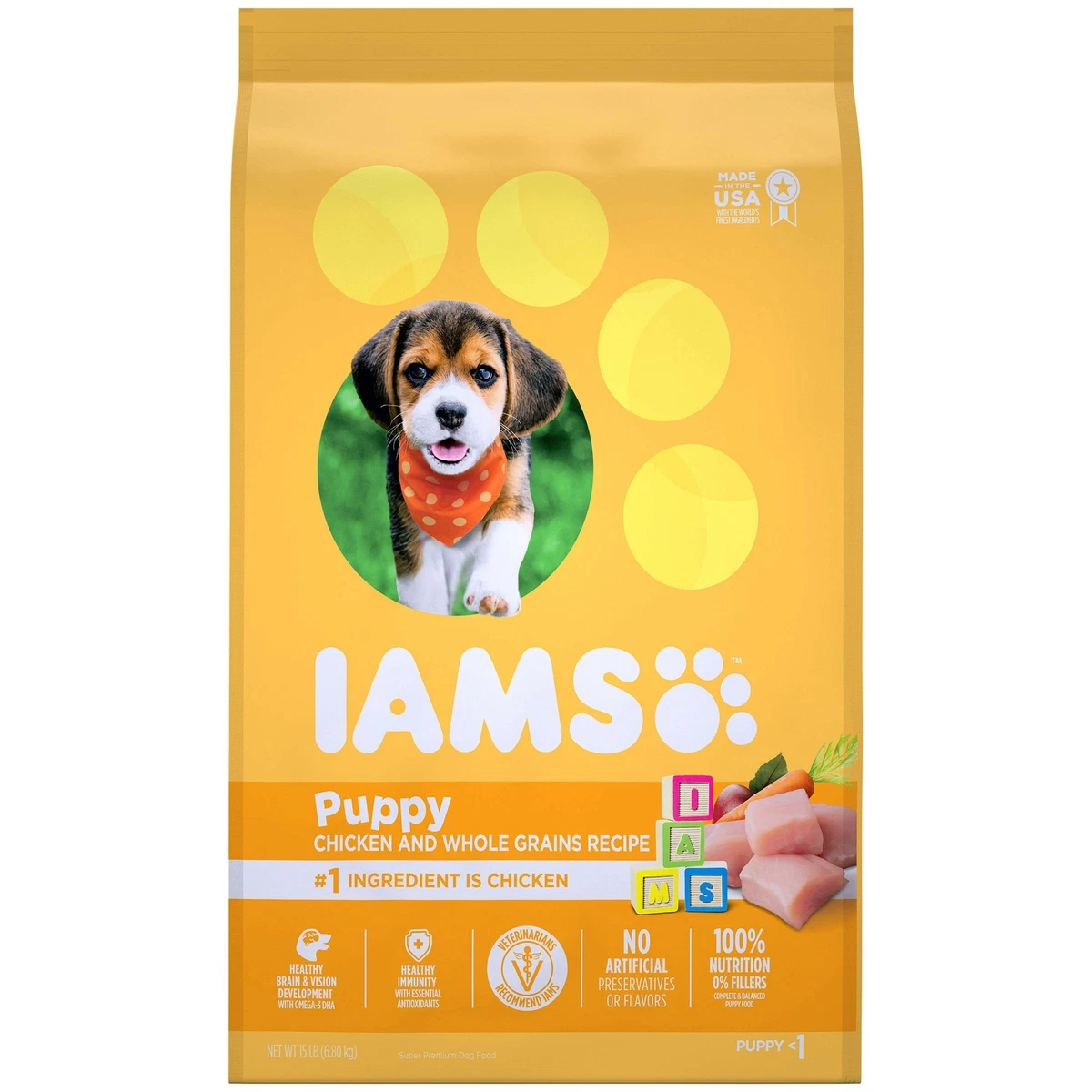 Iams medium top dog food
