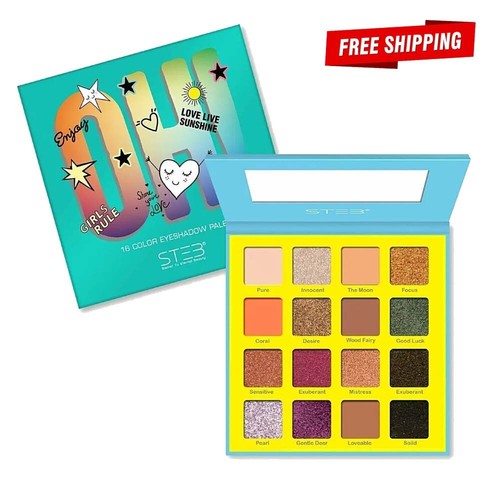 STEB OH ! 16 couleurs palette de fards à paupières mats scintillants « LIVRAISON GRATUITE »