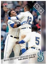 2017 Topps Now Nelson Cruz #57 PRINT RUN 171