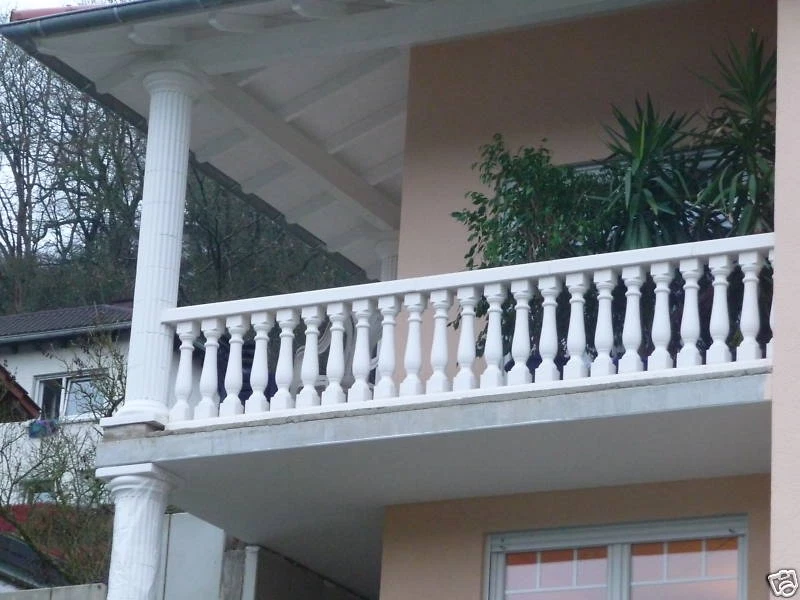  Balustraden Balkongeländer Balustrade Baluster Beton-Geländer Zaun Säule - Bild 4 von 4