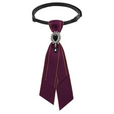 Bow Tie for Women, Adjustable Womens Tie Girls Uniform Ties Pre Tied Womens N...